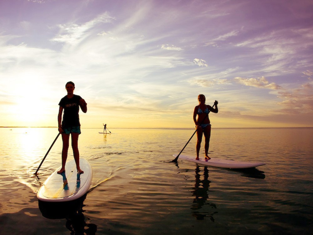 SUP boarding in the Gili Islands